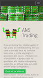 Mobile Screenshot of ans-trading.be